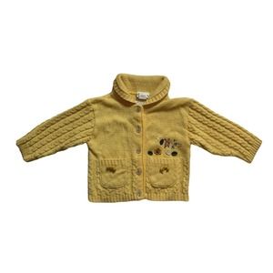 Vintage B.T. KIDS   18 MOS Embroidered Cardigan
